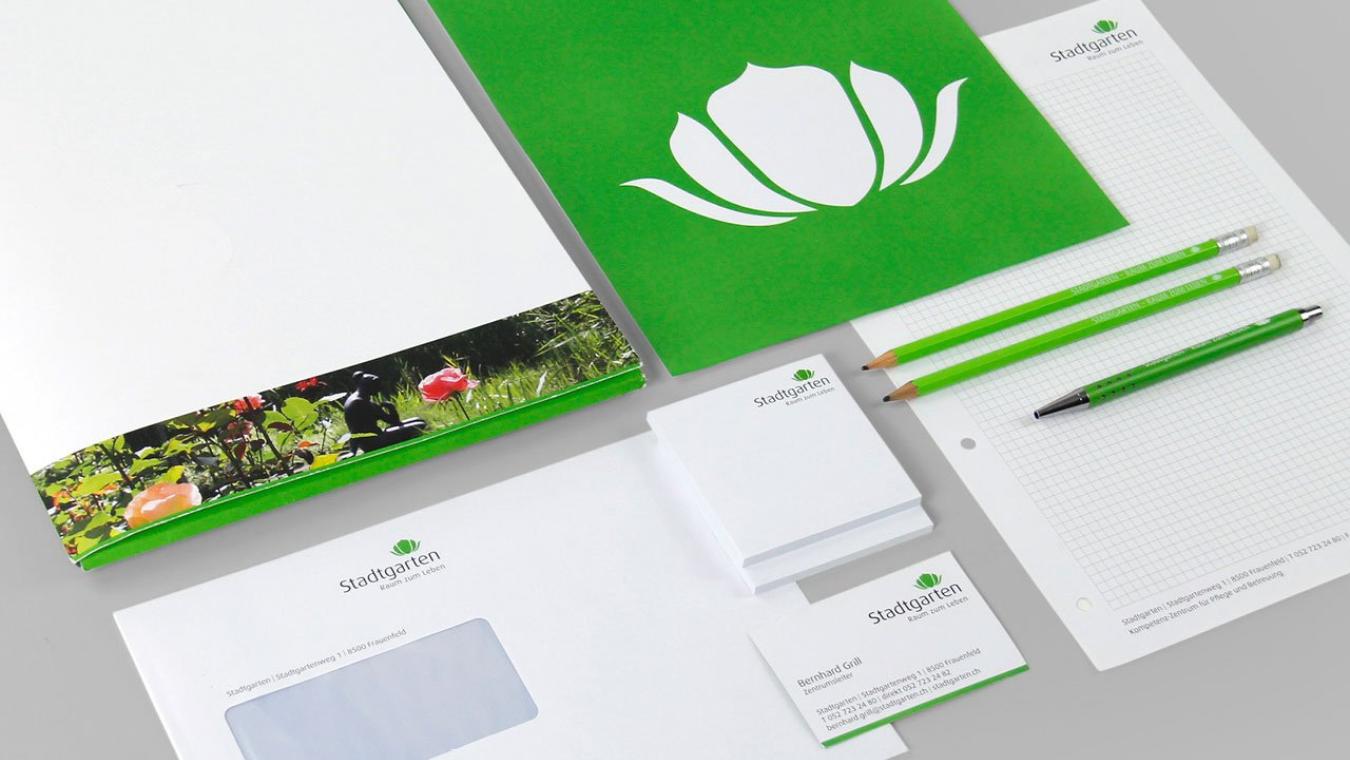 Pflegezentrum Stadtgarten: Corporate Design