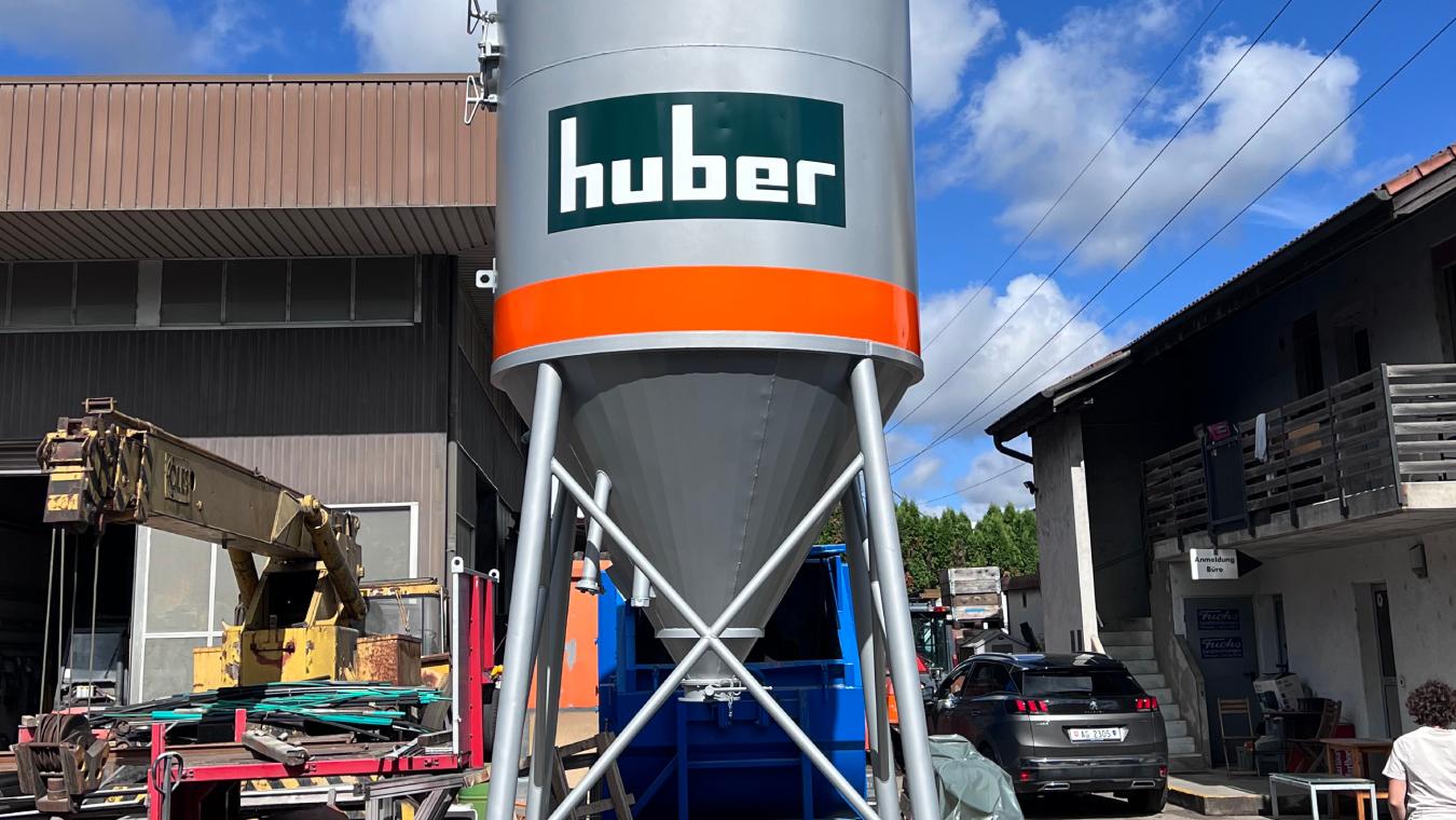 Gebr. Huber AG – Silobeschriftung