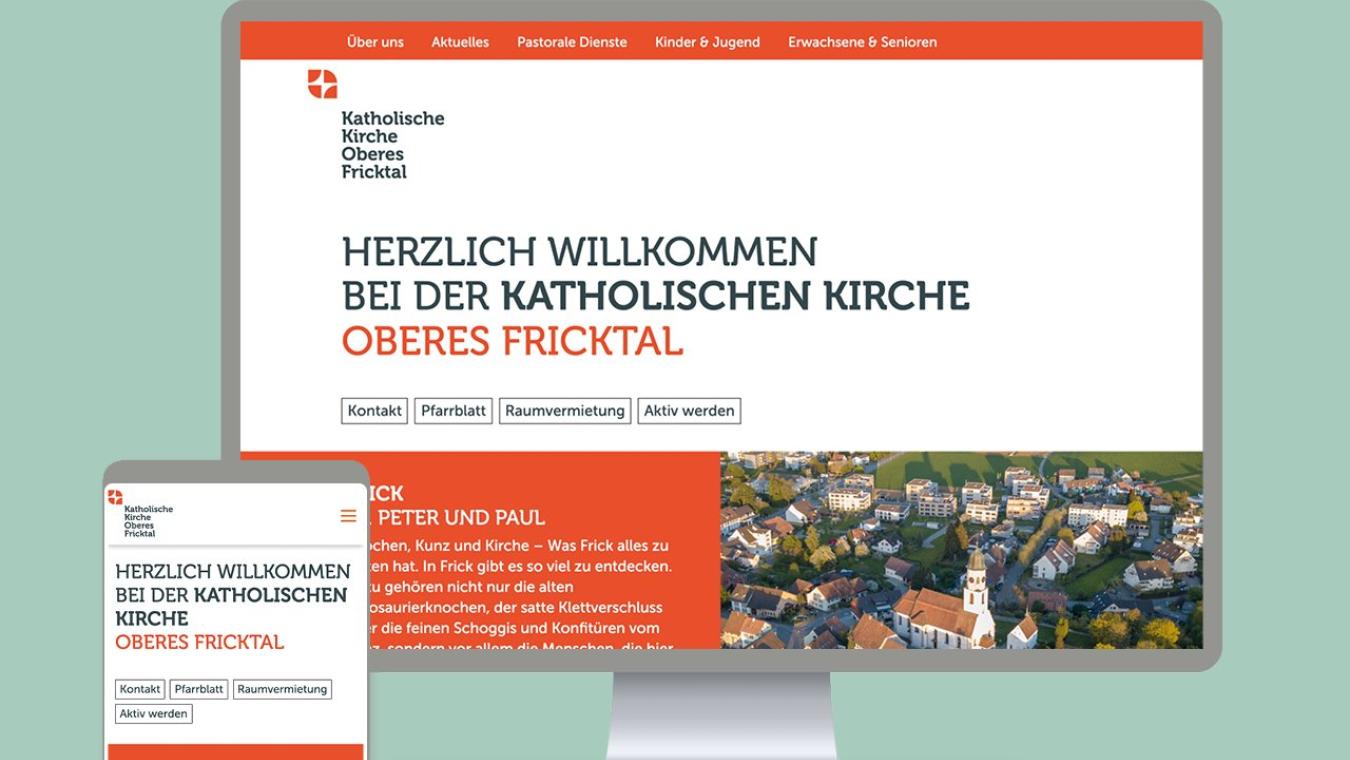 Katholische Kirche Oberes Fricktal: Neue Website