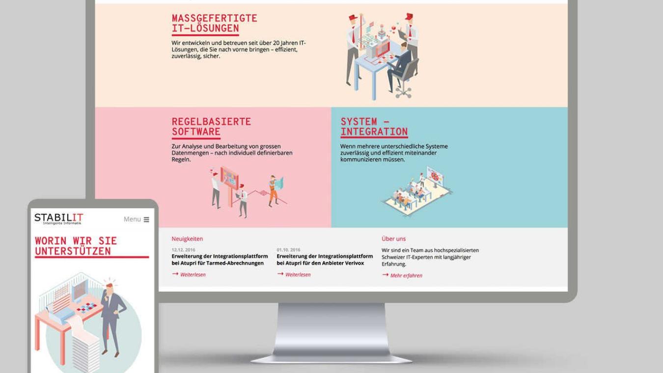 STABILIT Informatik AG: Redesign Website