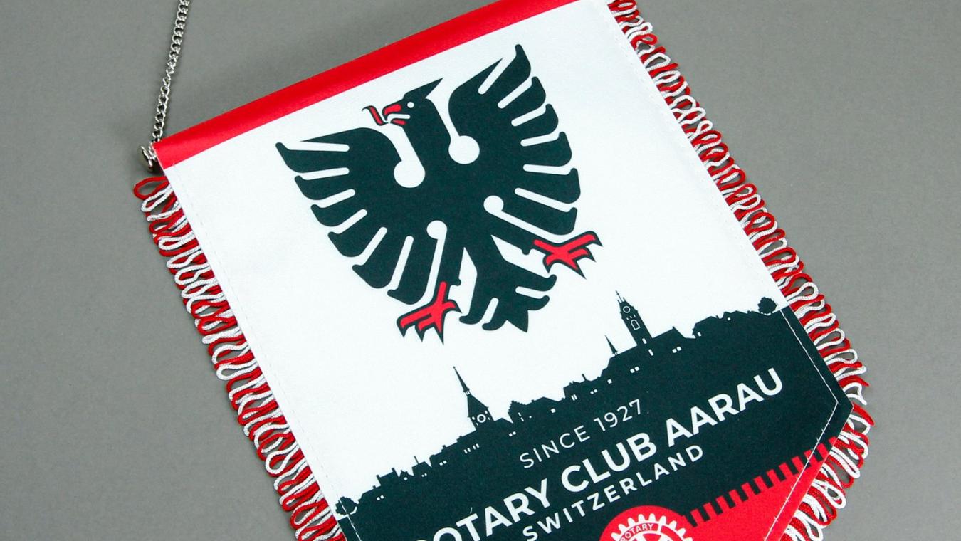 Rotary Club Aarau - neuer Vereinswimpel